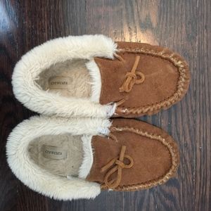 Girls Crewcut moccasin slippers